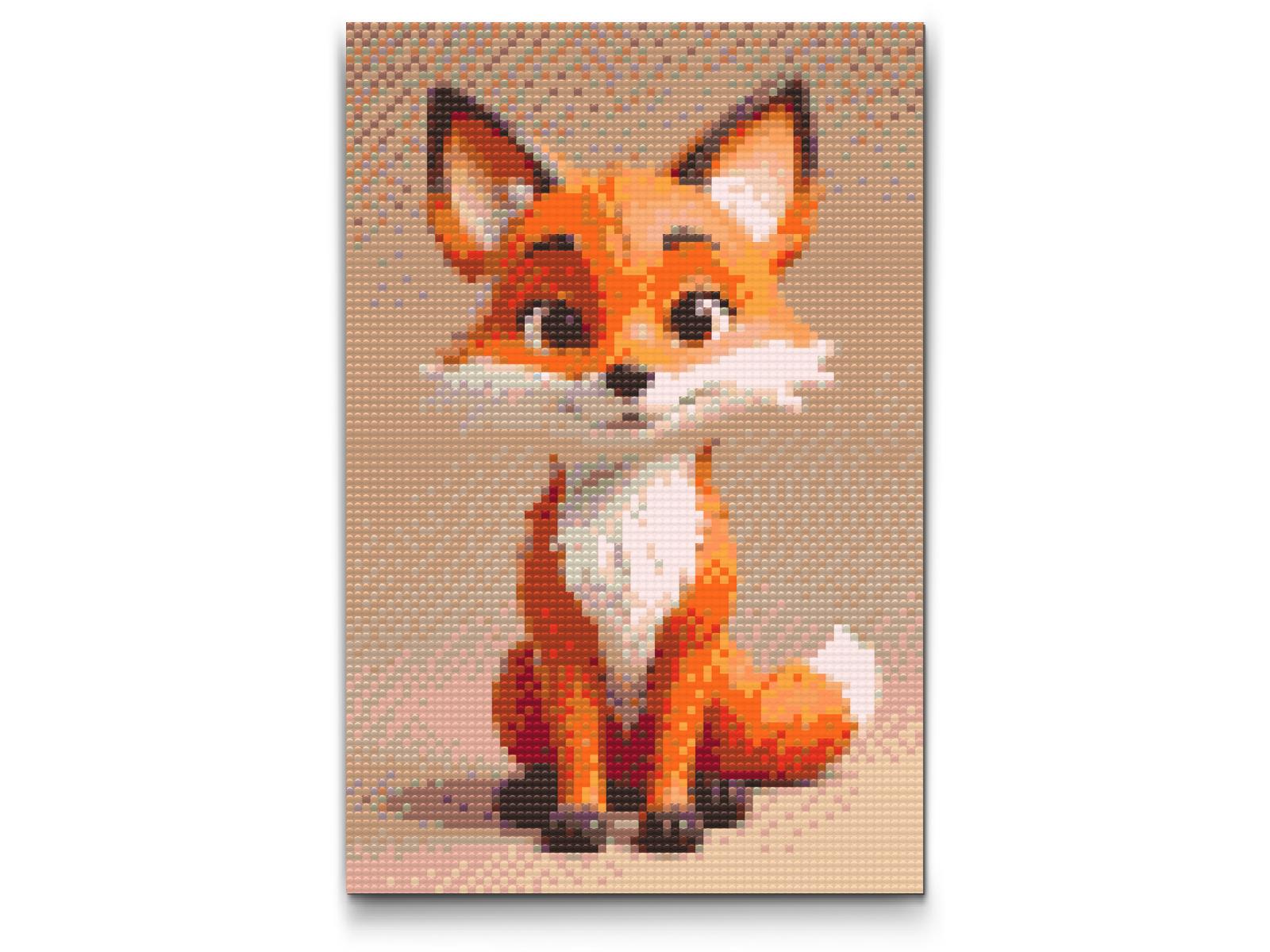 Diamantové malování - Fox for children